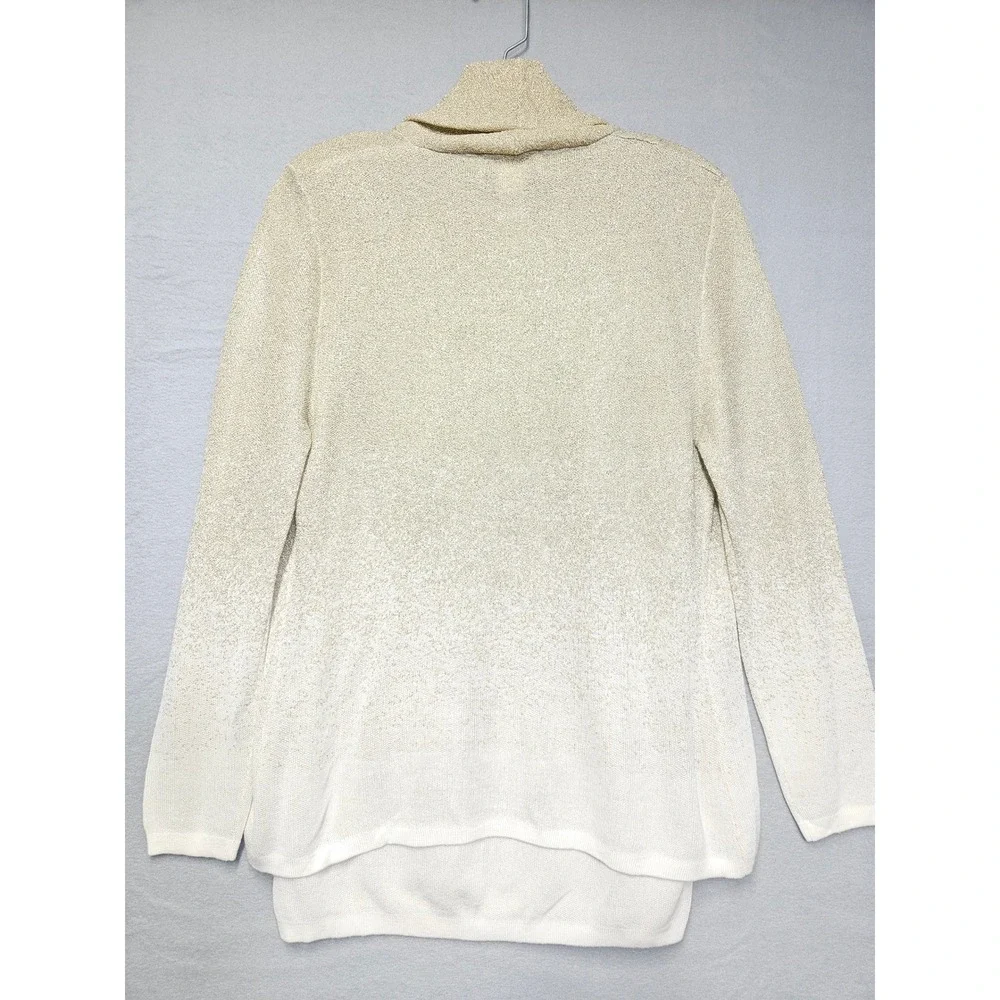 Drapers & Damons Petites Gold Ombre Metallic Cardigan & Tank Set PM Womens